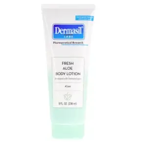 Lotion pour le corps hydratante Dermasil Aloe Fresh, tubes de 236ml, puissant protecteur et hydratant enrichi à l'aloe
