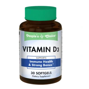 Vitamin D People's Choice, 30 gélules molles,qui aide à soutenir votre bien-être général