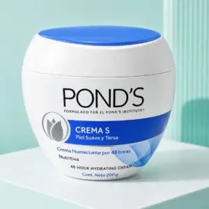 POND’S Crema S, Crème hydratante pour le visage – Peaux sèches à très sèches 200ml
