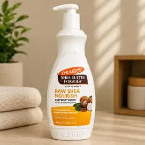 Lotion corporelle Palmer's à la formule au beurre de karité 400ml pour peaux sèches un mélange luxueux, enrichi en beurre de karité naturel