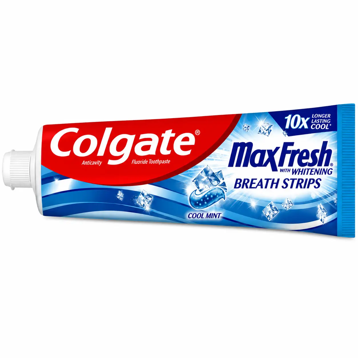 Originale Dentifrice Colgate MaxFresh avec mini-lamelles rafraîchissantes, Menthe fraîche, 207g - Image 2