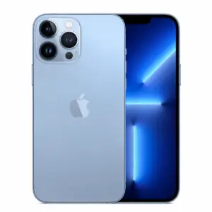 Authentique Apple iPhone USA 13 Pro Max – 128g Couleure Bleue Sierra. En tres bon etat. batterie en bonne Santé
