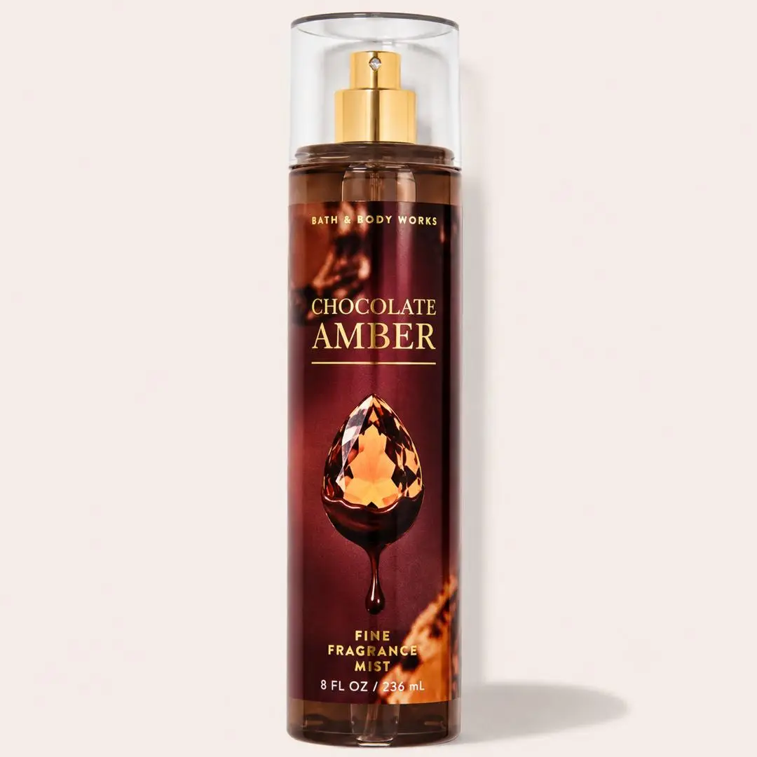 Restez séduisante toute la journée avec Bath & Body Works Chocolate Amber Fine Fragrance Mist Contenance : 236 mL