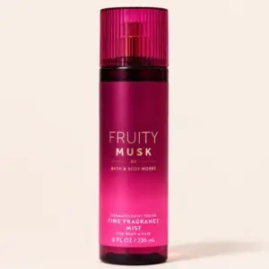 Restez séduisante toute la journée avec  Bath & Body Works Fruity Musk Fine Fragrance Mist Contenance : 236 mL