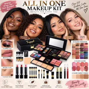 MORNECA Professional Makeup Kit – Coffret Maquillage Complet 58 Couleurs avec Miroir