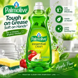 Palmolive Essential Clean Apple Pear – Liquide concentré de Vaisselle 372 mL