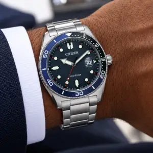 Citizen – Montre Homme en Acier Inoxydable 43 mm Made in Japan