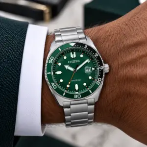 Citizen Eco-Drive – Montre Homme Acier Inoxydable 43 mm Made in Japan