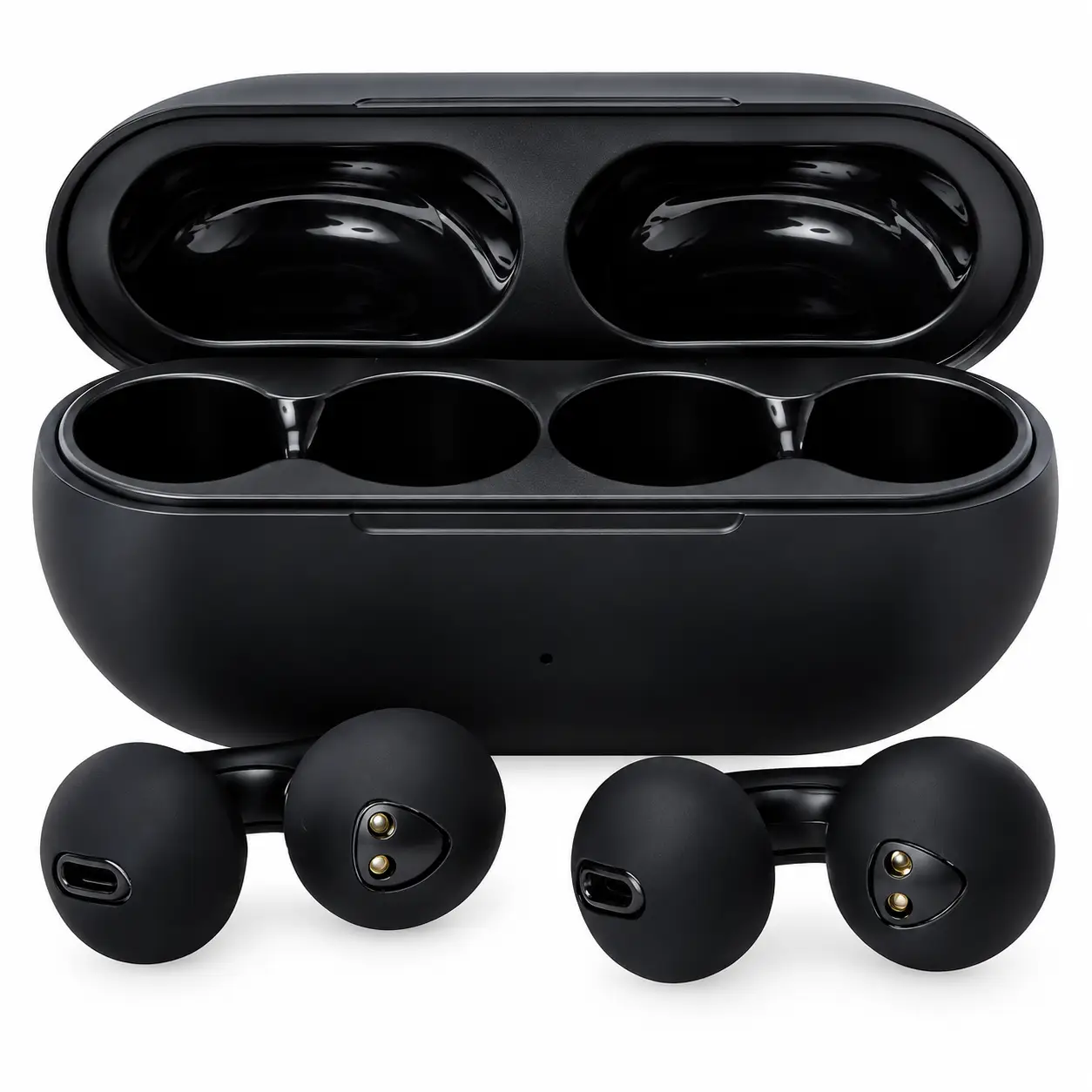 Écouteurs Bluetooth Open-Ear Air Conduction – True Wireless Earcuffs – Noir - Image 2
