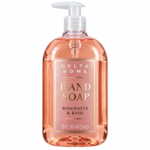 Delta Home Savon Liquide pour les Mains – Rosewater & Basil – 473 mL