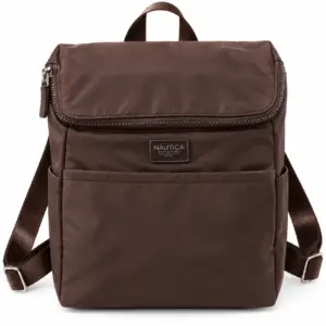 Sac à dos femme Nautica marron grand format – Multiples poches