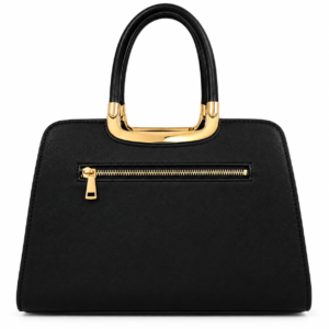 Sac à main LA TERRE – Noir & Doré