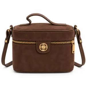 Petit sac à main femme CROSSI NEW YORK marron avec bandoulière – Format compact
