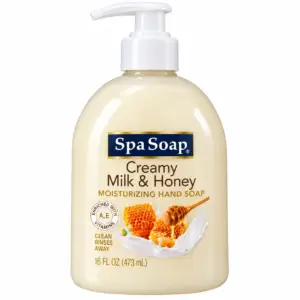 Spa Soap Savon Hydratant pour les Mains – Creamy Milk & Honey – 473 mL