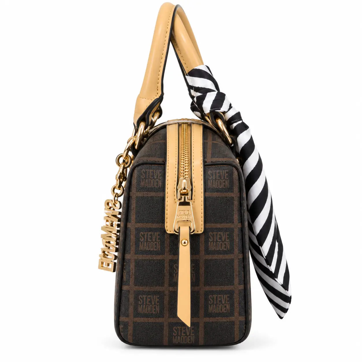 Sac à main STEVE MADDEN – Marron & Beige - Image 3