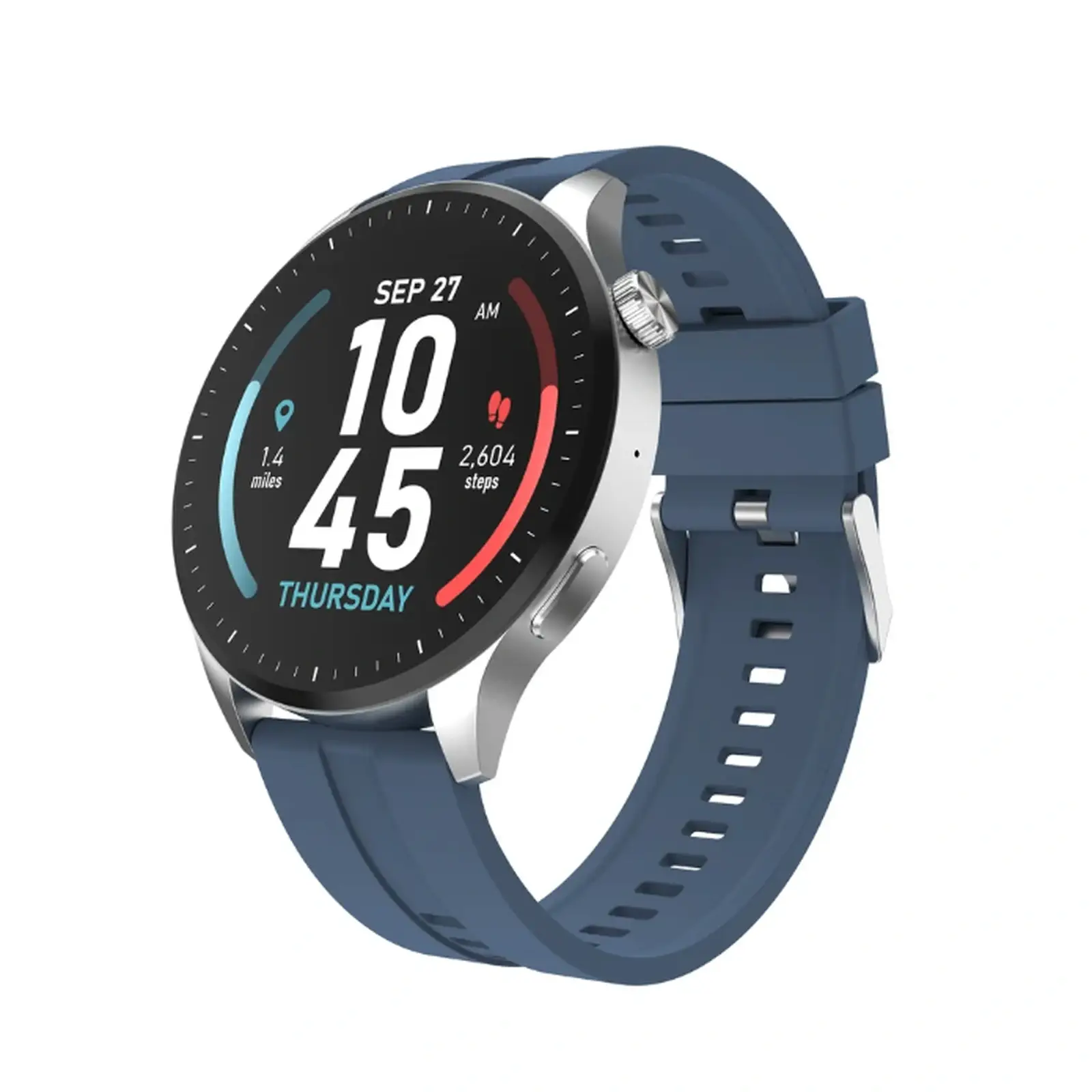 Montre Connectée iTOUCH Explorer 5 Pro – GPS, Appels Bluetooth & Sport Couleure Slate Blue - Image 3