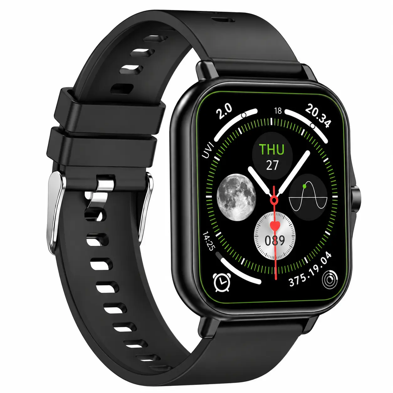 PURSONIC Pack de Montre Connectée & Bague Wellness – Noire - Image 3
