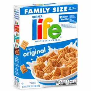Quaker Life Original Multigrain Cereal – Family Size 22.3 oz (635 g)