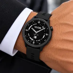 Cubitt AURA 2 – Montre Connectée AMOLED 1,43″ avec GPS & Assistant IA-NOIRE