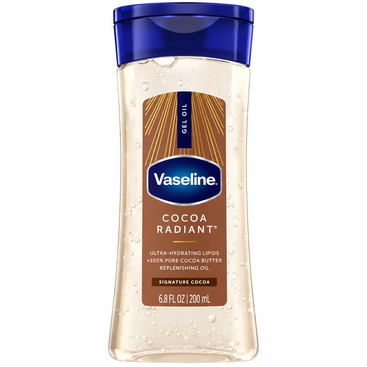 Vaseline Cocoa Radiant Gel Oil – Huile-Gel au Beurre de Cacao – 200 mL