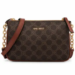 Sac Bandoulière Nine West Monogram TROP CHIC – Marron