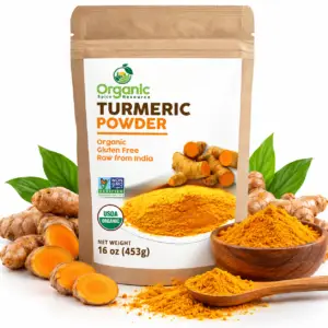 Organic Spice Resource – Curcuma Bio en Poudre – 16 oz (453 g)