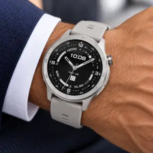 Cubitt AURA 2 – Montre Connectée AMOLED 1,43″ avec GPS & Assistant IA-GRISE